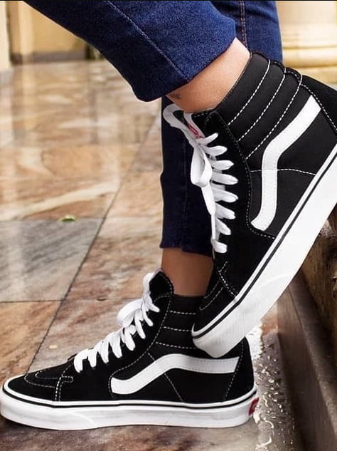 Vans Old Skool Preto Cano Alto Milla Rodriguez