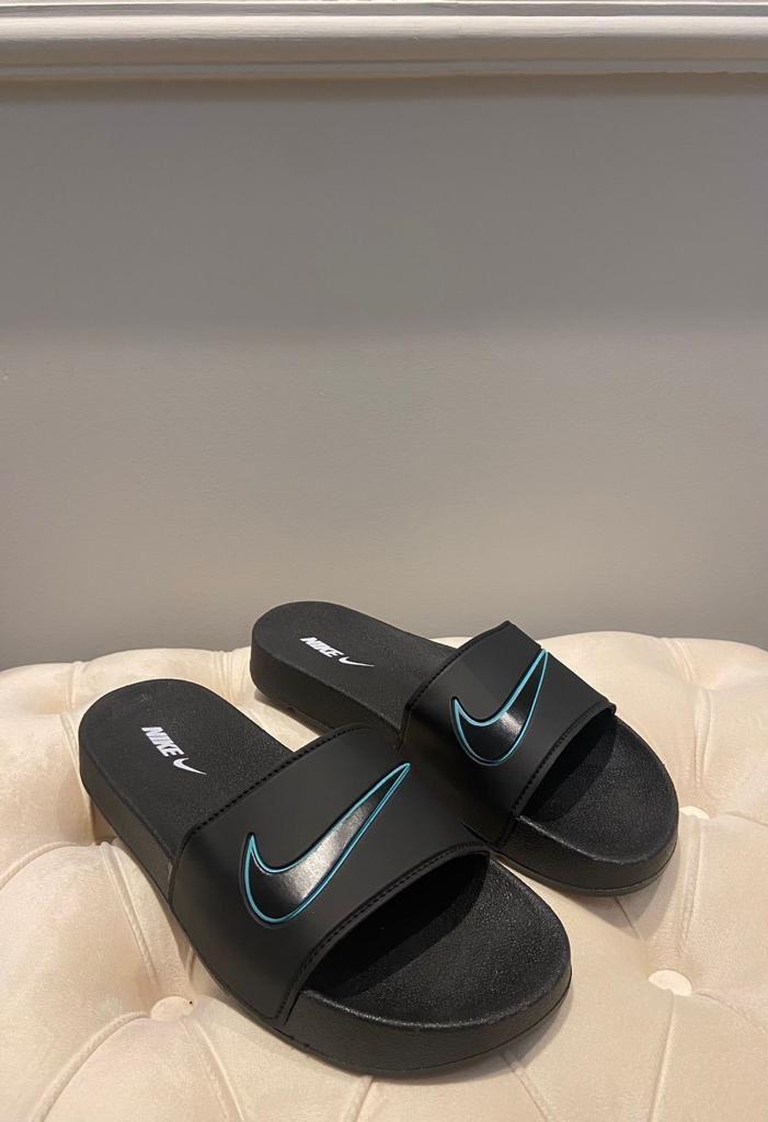 Nike Kawa Slide Masculino Chinelo Nike Azul E Dourado CHINELO NIKE