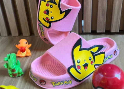 Chinelo Pokemon Rosa 